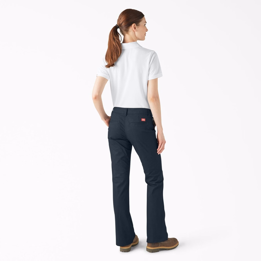 Pantaloni slim fit pentru femei, model bootcut, FLEX