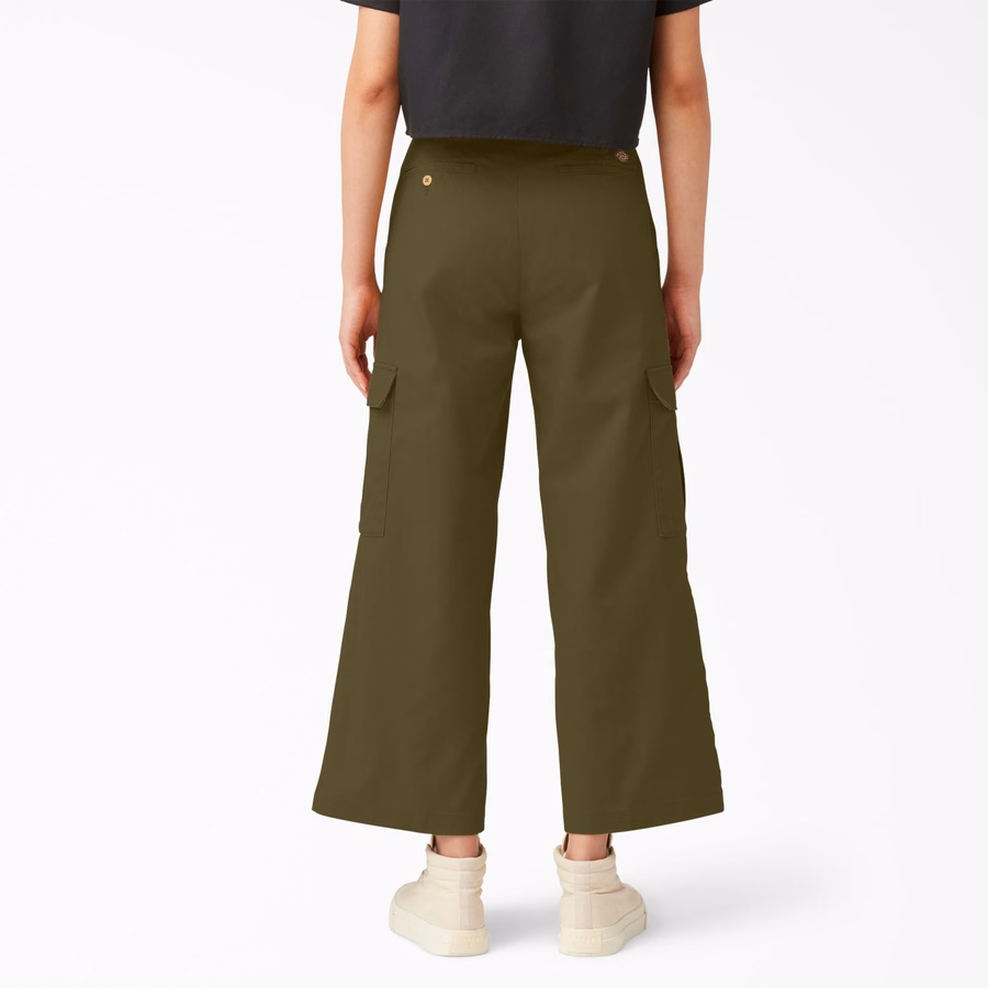 Pantaloni cargo cu croială regulată pentru femei
