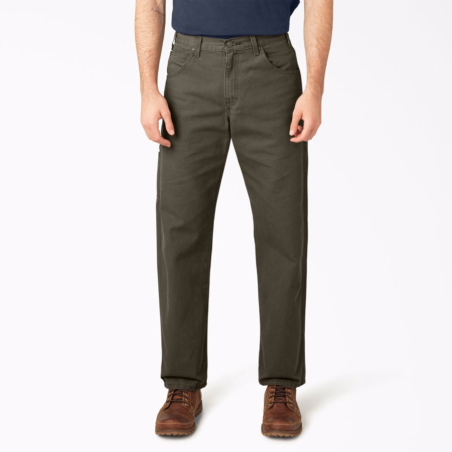 Pantaloni de tâmplărie groși, cu croială relaxată, stil Duck Carpenter