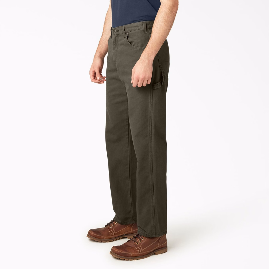 Pantaloni de tâmplărie groși, cu croială relaxată, stil Duck Carpenter