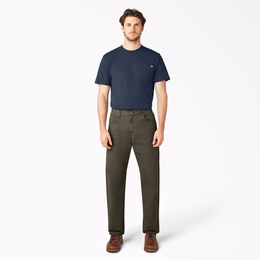 Pantaloni de tâmplărie groși, cu croială relaxată, stil Duck Carpenter