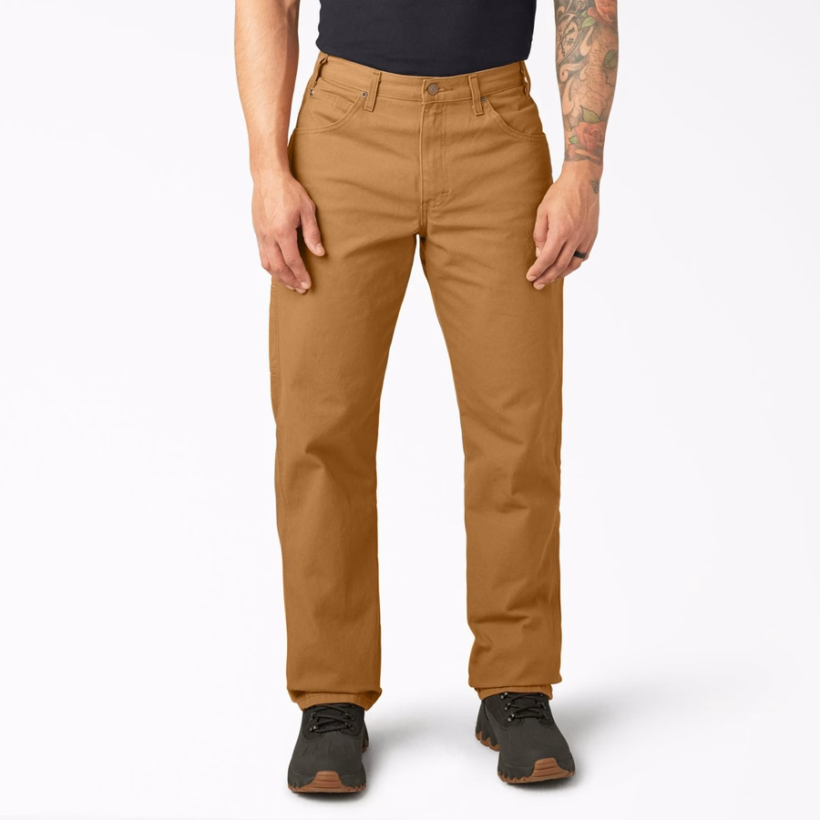 Pantaloni de tâmplărie groși, cu croială relaxată, stil Duck Carpenter