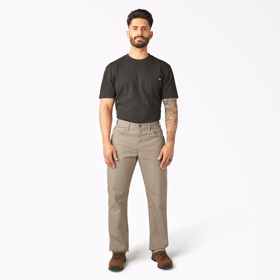 Pantaloni de tâmplărie groși, cu croială relaxată, stil Duck Carpenter