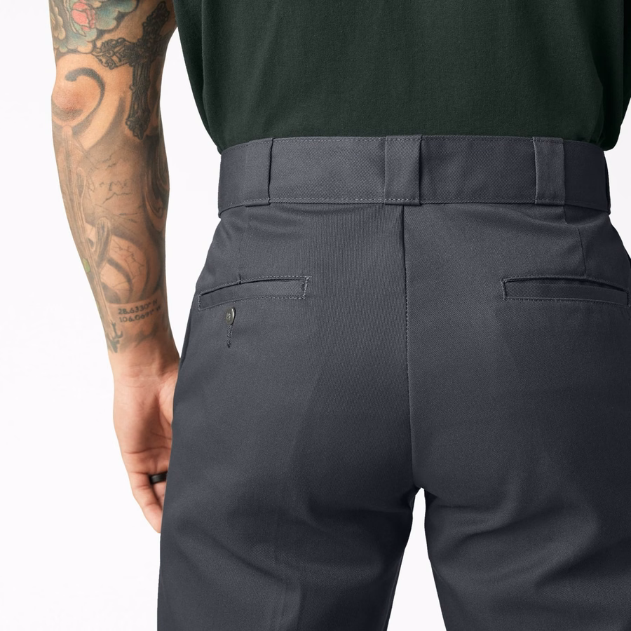 Pantaloni de lucru lejeri cu croială dublă la genunchi