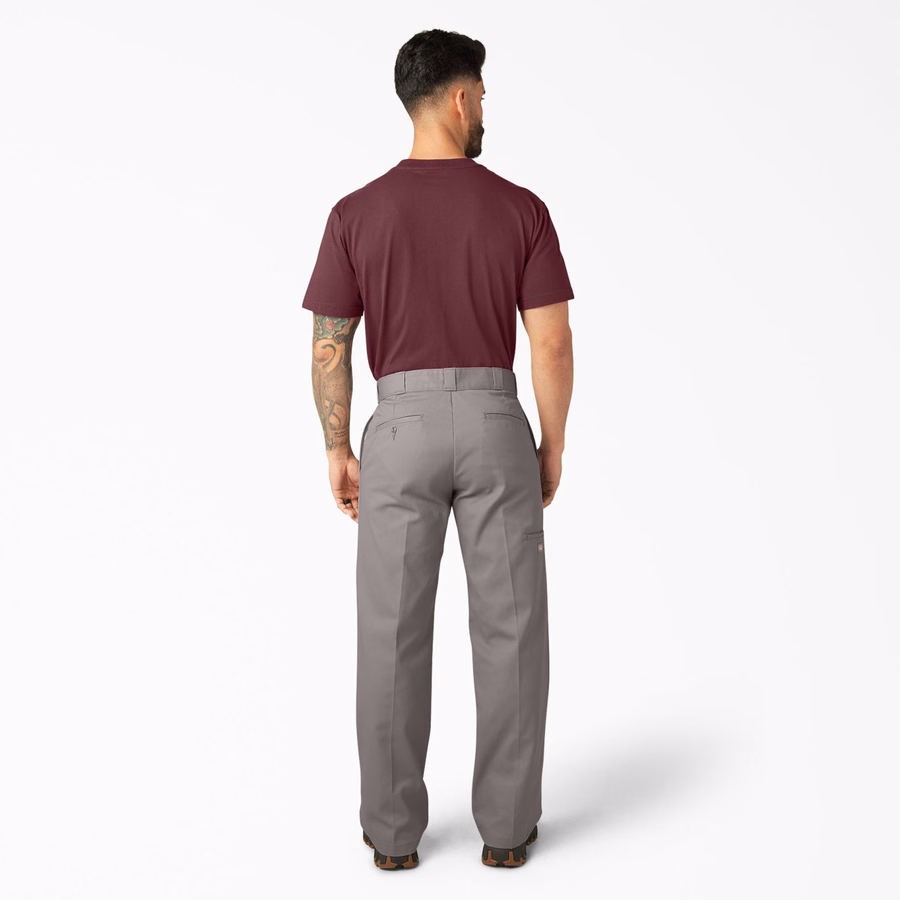 Pantaloni de lucru lejeri cu croială dublă la genunchi