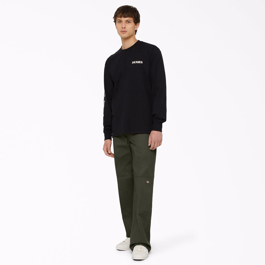 Pantaloni de lucru lejeri cu croială dublă la genunchi