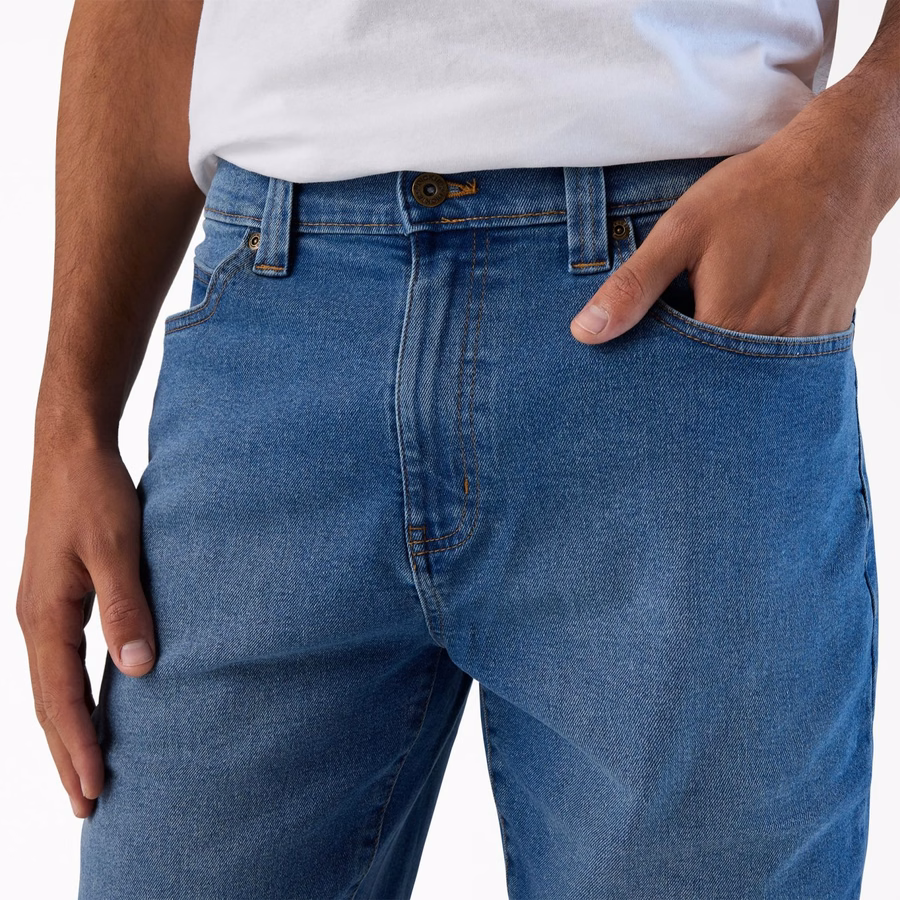 Pantaloni scurți din denim FLEX cu 5 buzunare. 11