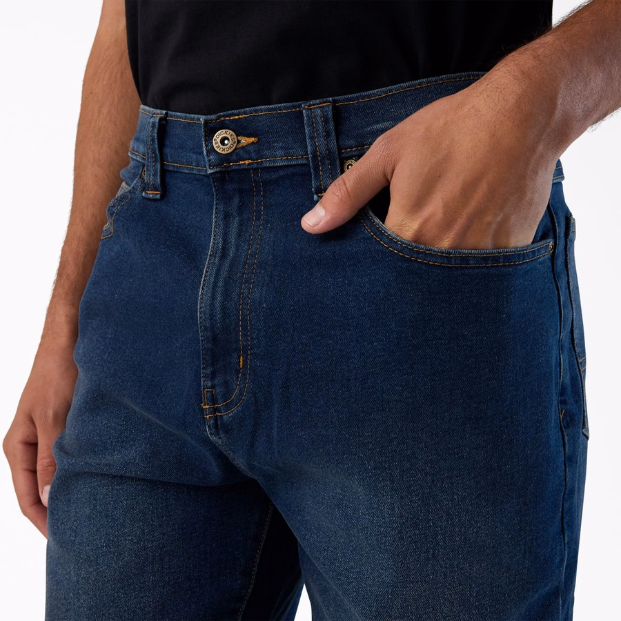 Pantaloni scurți din denim FLEX cu 5 buzunare. 11