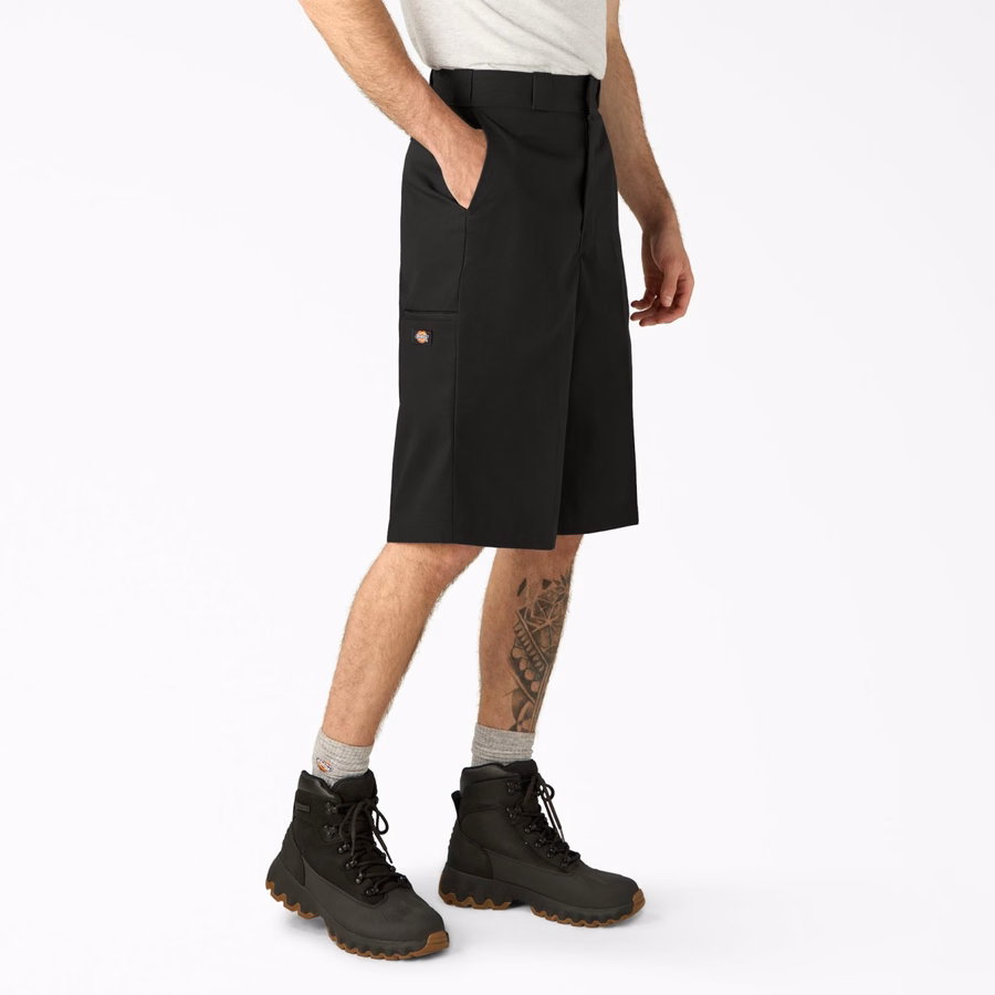 Pantaloni scurți de lucru cu croială lejeră, cu buzunare multifuncționale. 15