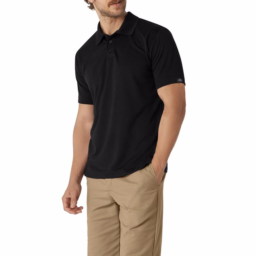 Tricou polo de performanță cu mânecă scurtă