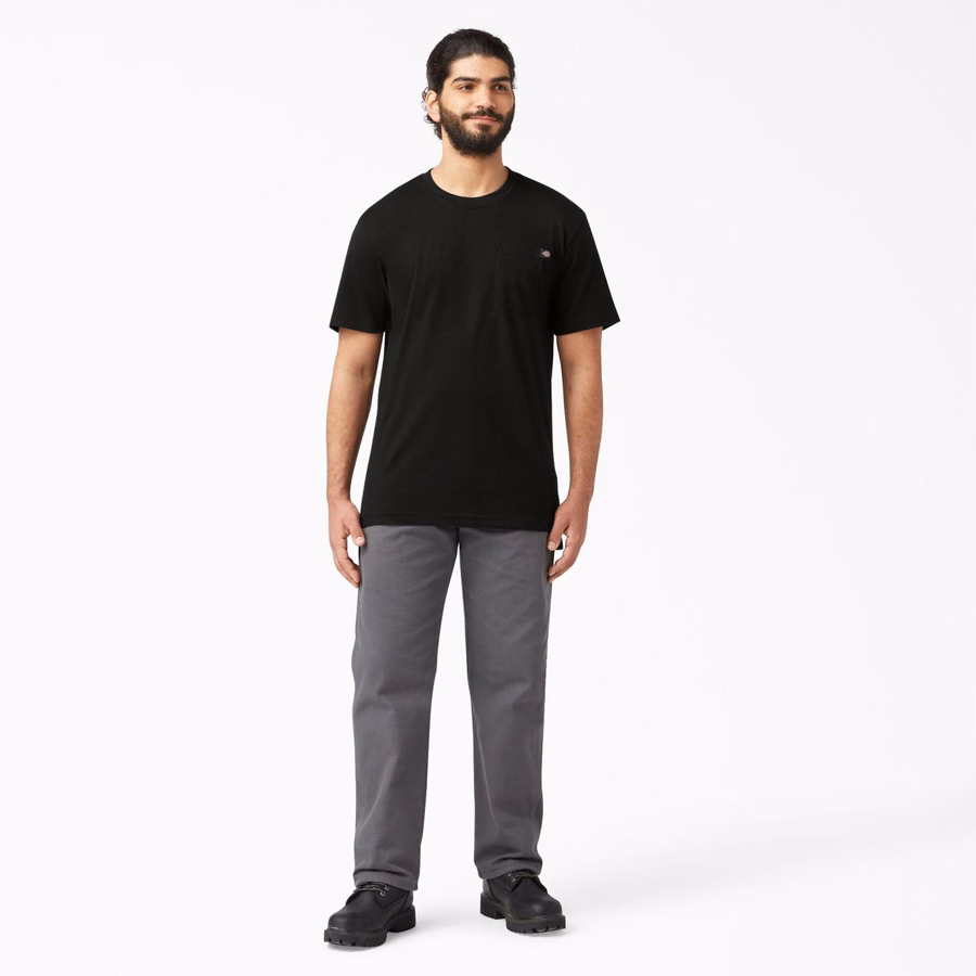 Tricou ușor cu mânecă scurtă și buzunar