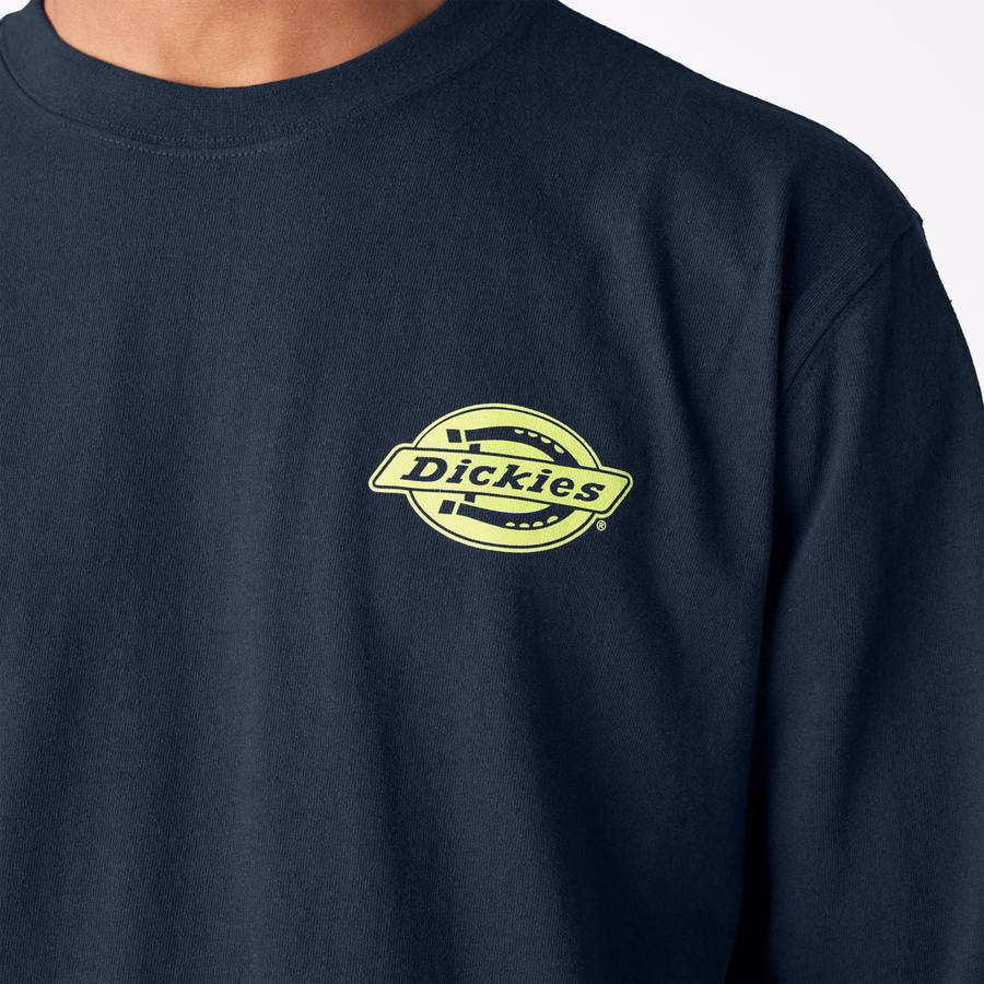Tricou cu mânecă lungă și logo Heavyweight