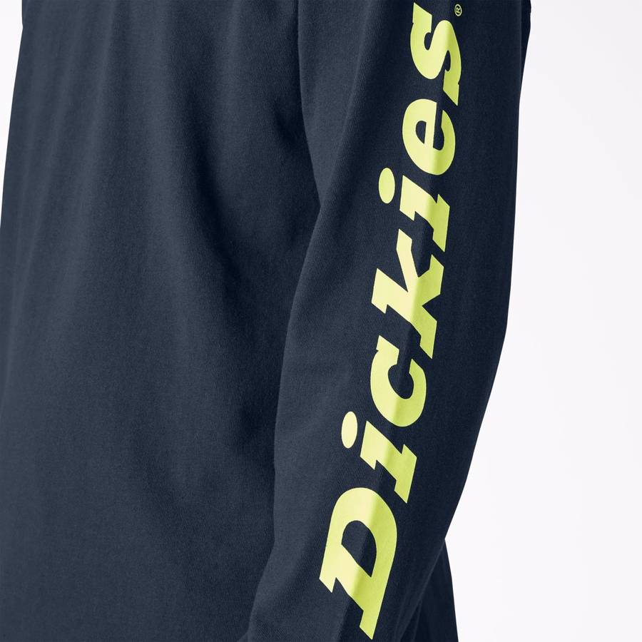 Tricou cu mânecă lungă și logo Heavyweight