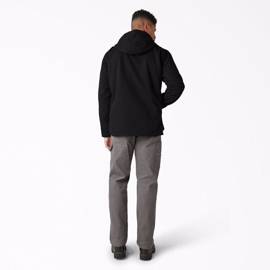 Jachetă Duck Canvas cu fir lung și căptușită cu fleece