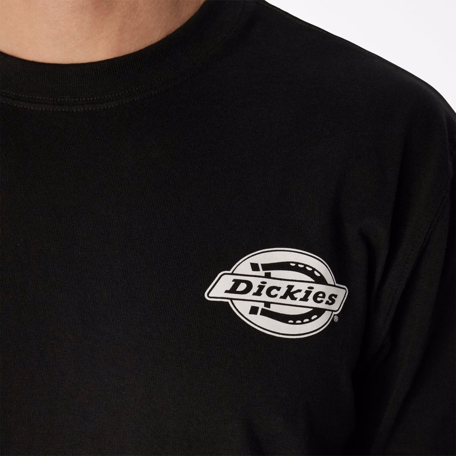 Tricou cu mânecă lungă și logo Heavyweight