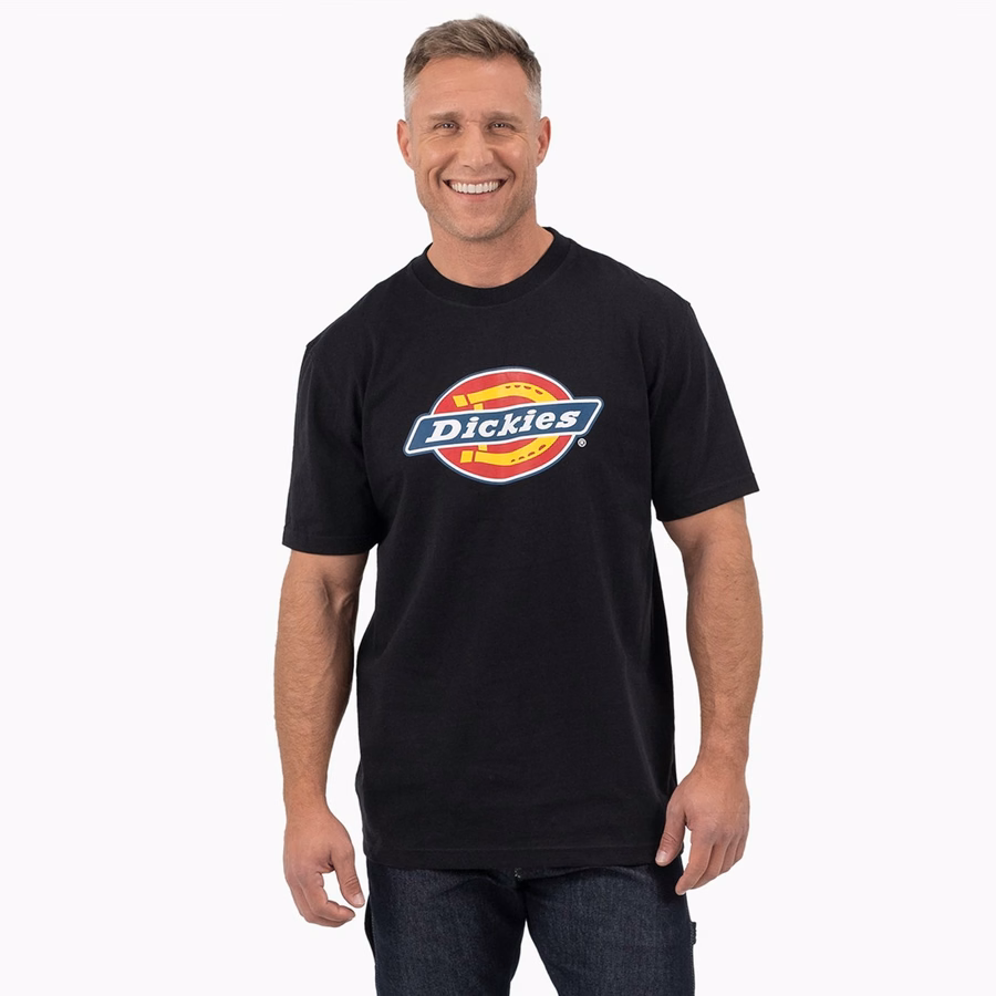 Tricou cu mânecă scurtă și logo grafic tricolor