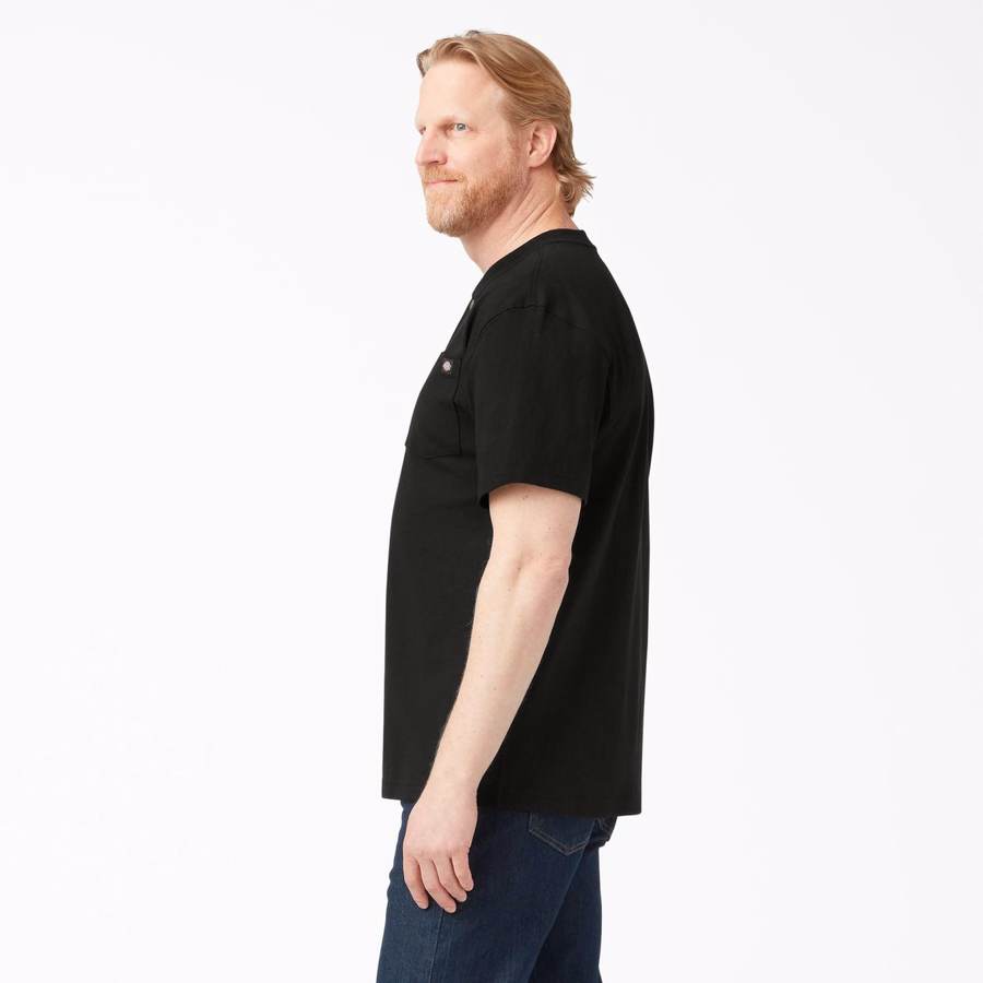 Tricou Henley cu mânecă scurtă, gros