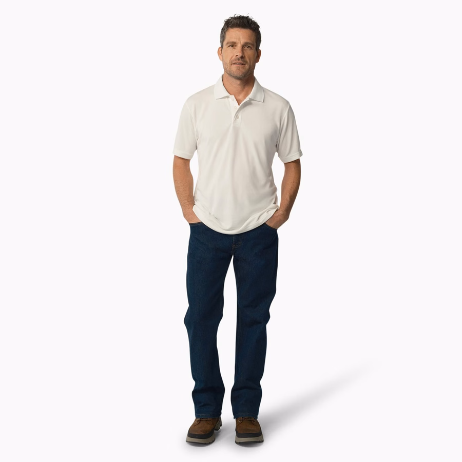 Tricou polo de performanță cu mânecă scurtă