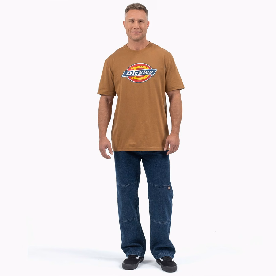 Tricou cu mânecă scurtă și logo grafic tricolor