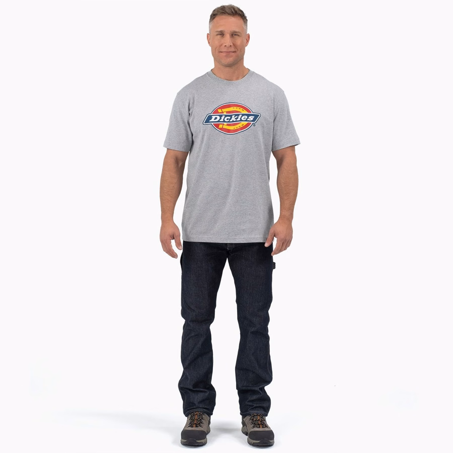 Tricou cu mânecă scurtă și logo grafic tricolor