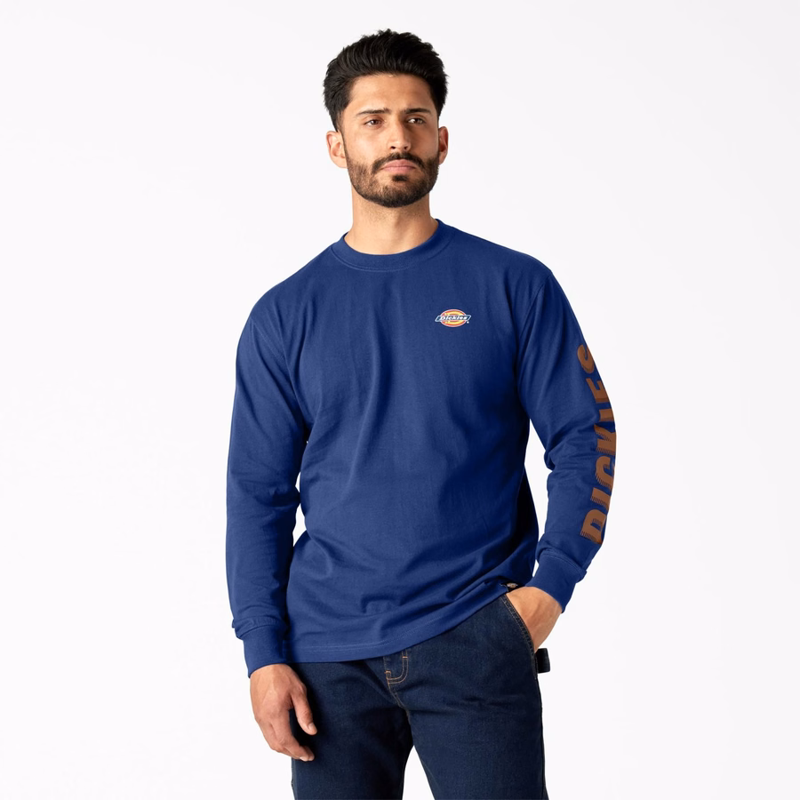 Tricou grafic cu mânecă lungă pentru lucru
