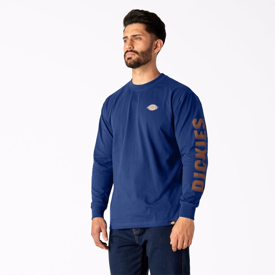 Tricou grafic cu mânecă lungă pentru lucru