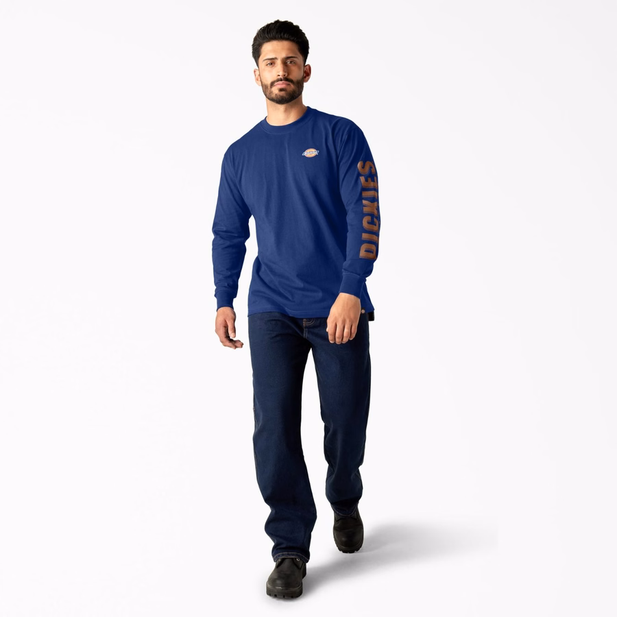 Tricou grafic cu mânecă lungă pentru lucru