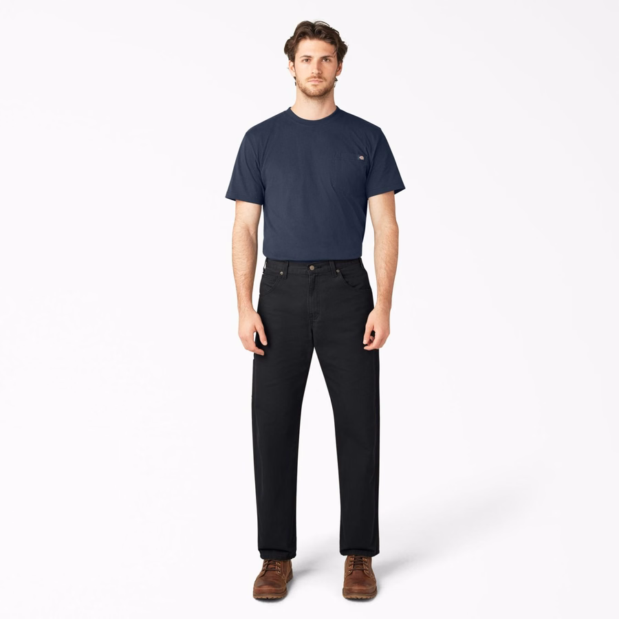 Pantaloni de tâmplărie groși, cu croială relaxată, stil Duck Carpenter