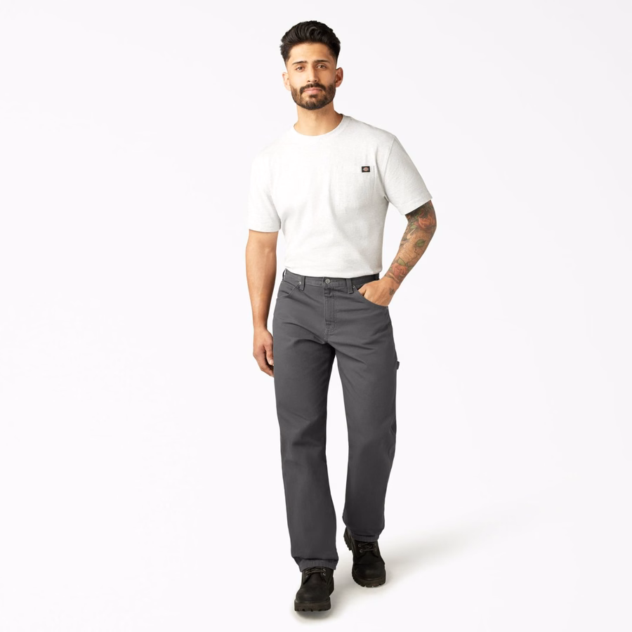 Pantaloni de tâmplărie groși, cu croială relaxată, stil Duck Carpenter
