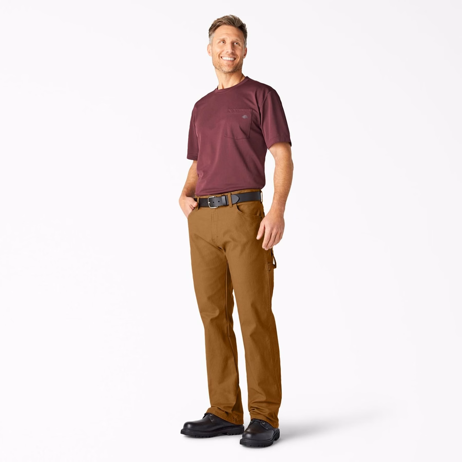 Pantaloni de tâmplărie groși, cu croială relaxată, stil Duck Carpenter