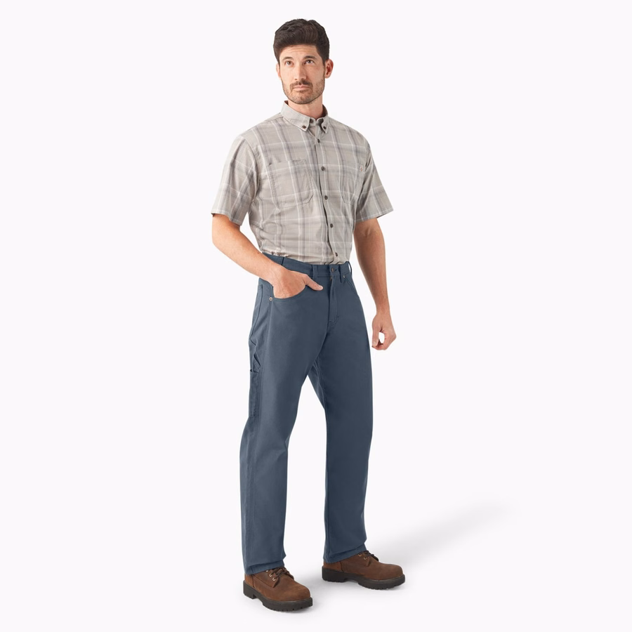 Pantaloni de tâmplărie groși, cu croială relaxată, stil Duck Carpenter