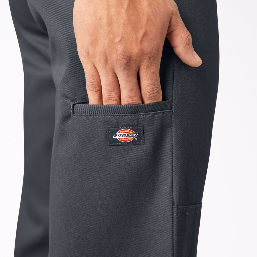 Pantaloni de lucru lejeri cu croială dublă la genunchi