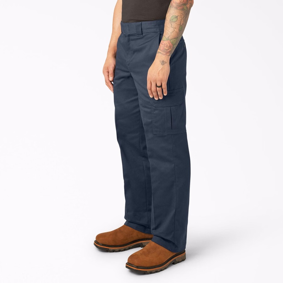 Pantaloni de lucru cargo cu croială relaxată