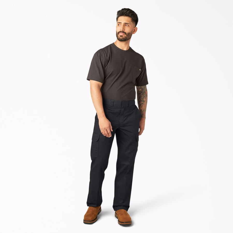 Pantaloni de lucru cargo cu croială relaxată