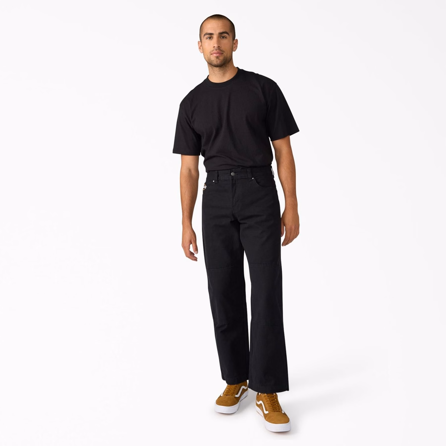Pantaloni Dickies X Thrasher cu genunchi dublu