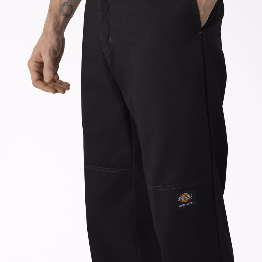 Pantaloni Dickies Skateboarding Regular Fit, cu croială dublă la genunchi