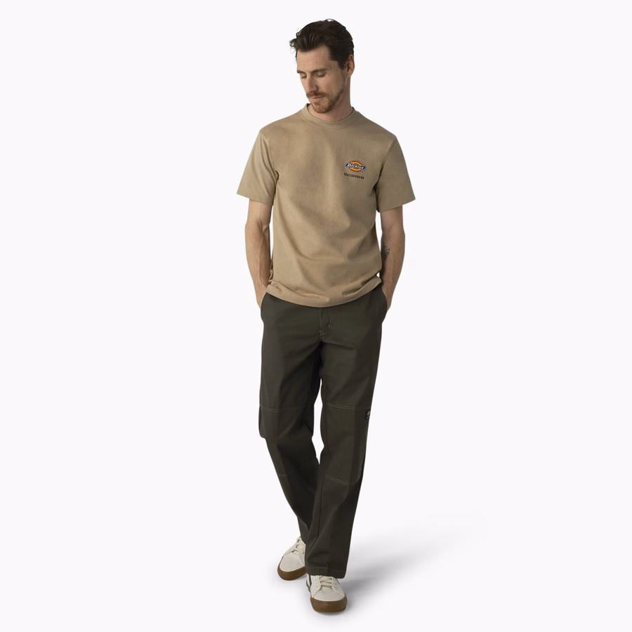 Pantaloni Dickies Skateboarding Regular Fit, cu croială dublă la genunchi