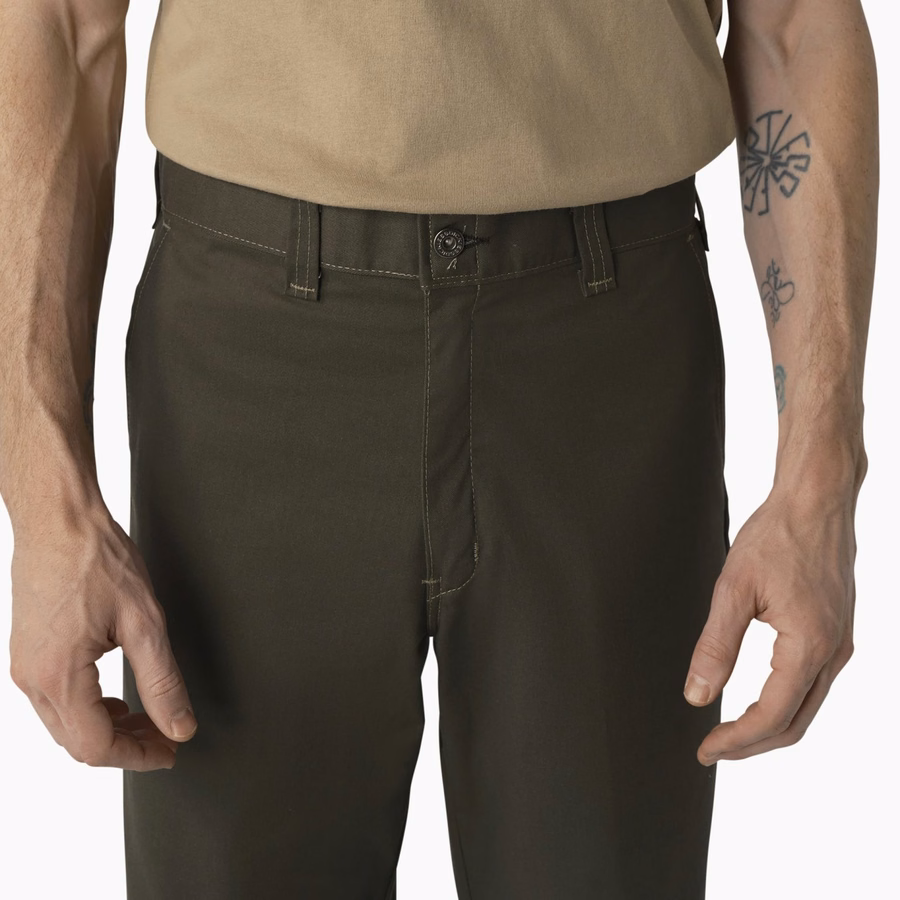 Pantaloni Dickies Skateboarding Regular Fit, cu croială dublă la genunchi