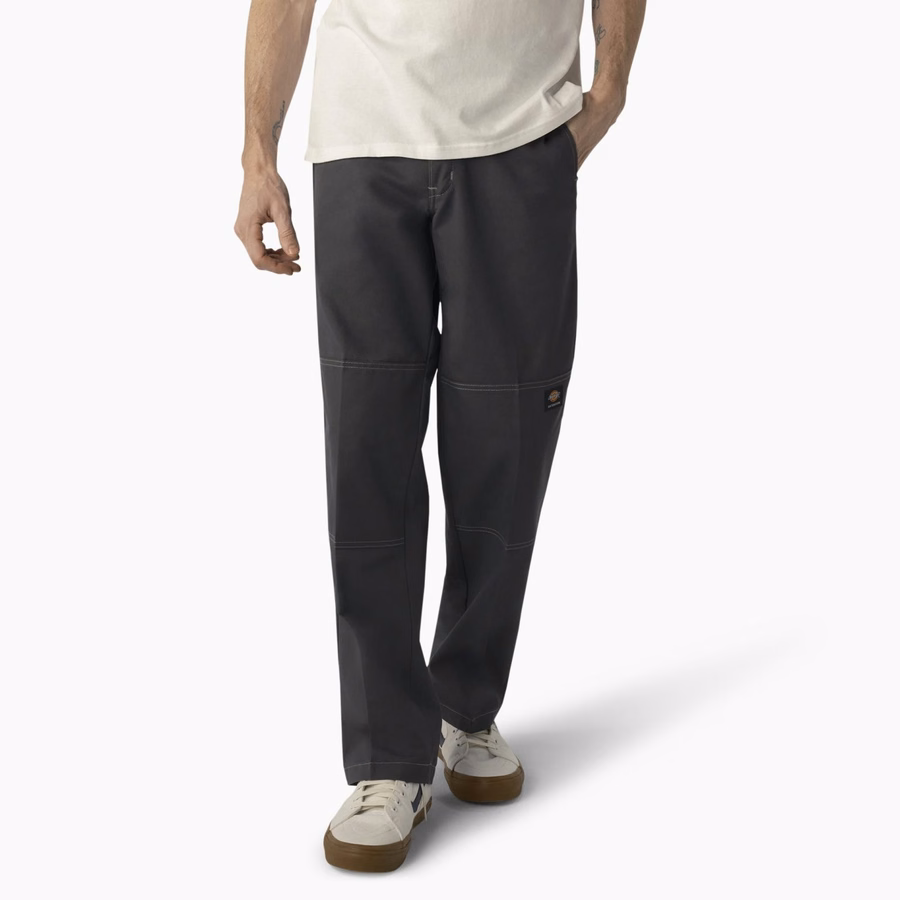 Pantaloni Dickies Skateboarding Regular Fit, cu croială dublă la genunchi