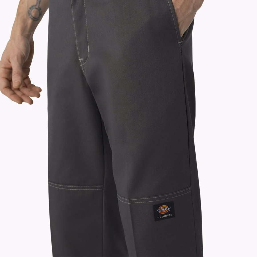 Pantaloni Dickies Skateboarding Regular Fit, cu croială dublă la genunchi