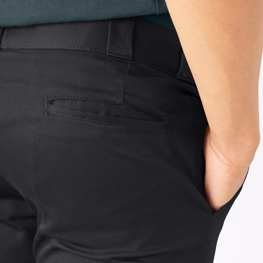 Pantaloni de lucru FLEX Skinny Fit până la genunchi dubli