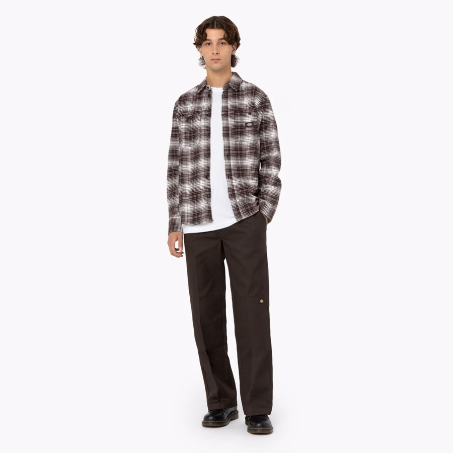Pantaloni de lucru lejeri cu croială dublă la genunchi