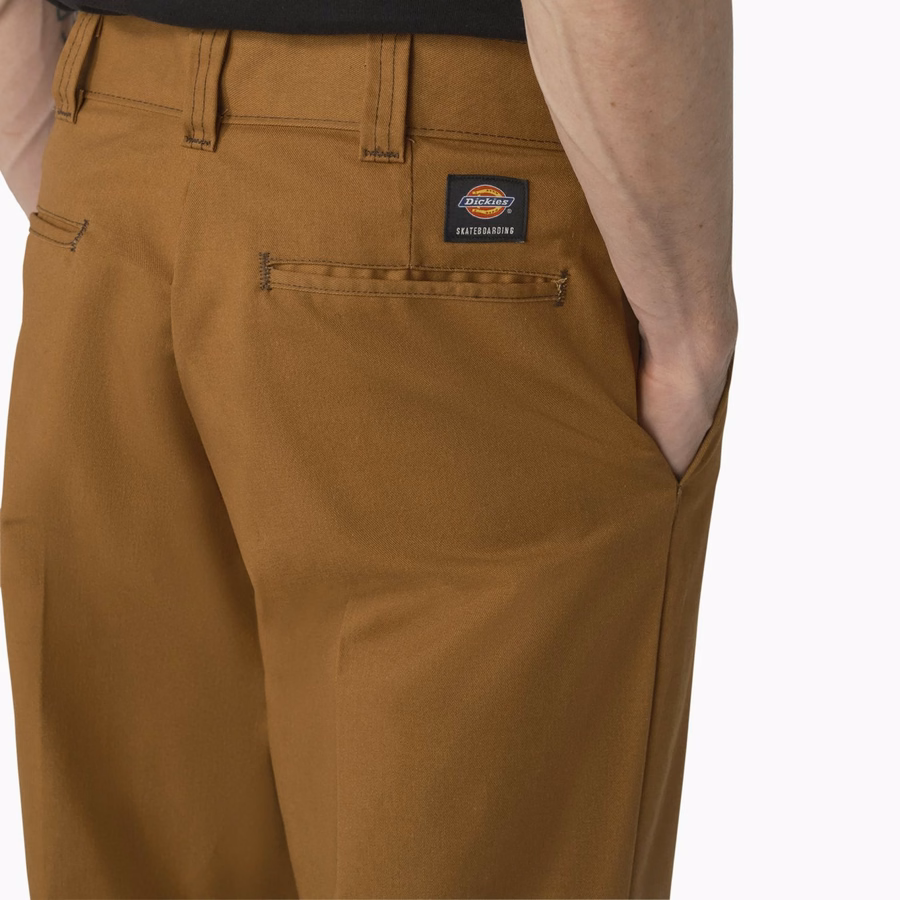 Pantaloni Dickies Skateboarding Regular Fit, cu croială dublă la genunchi