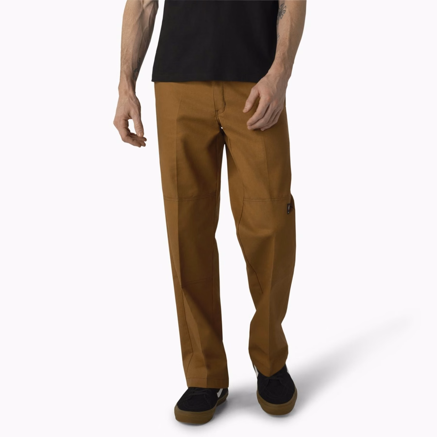 Pantaloni Dickies Skateboarding Regular Fit, cu croială dublă la genunchi