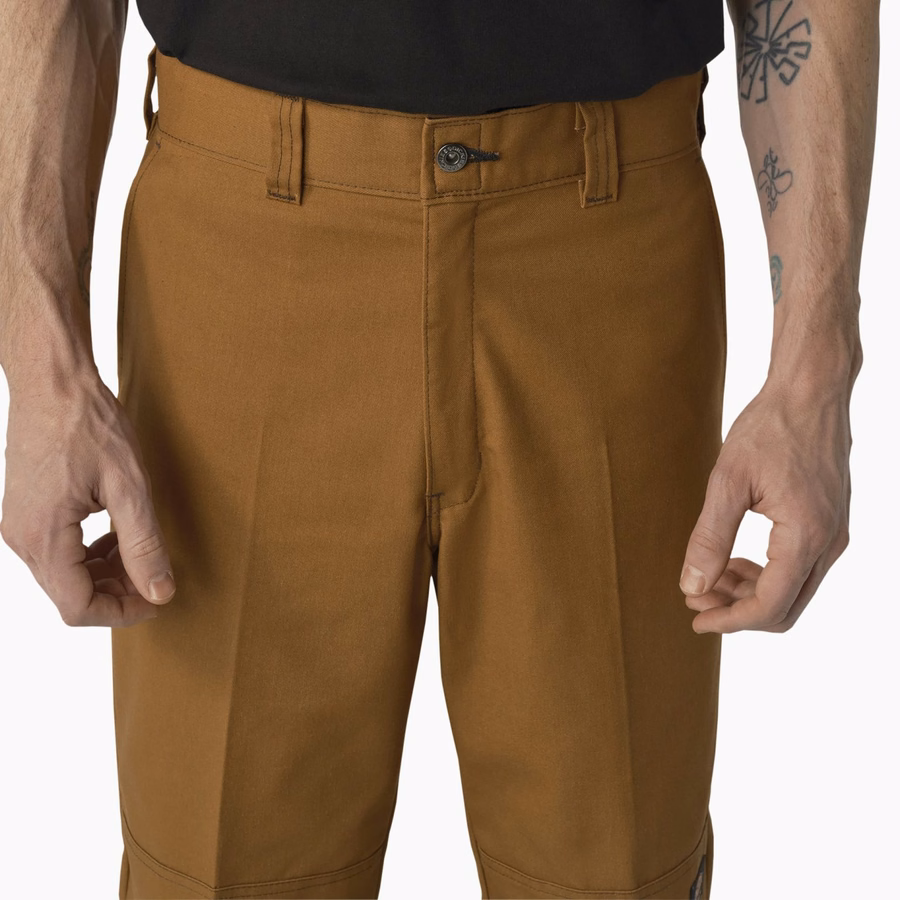 Pantaloni Dickies Skateboarding Regular Fit, cu croială dublă la genunchi
