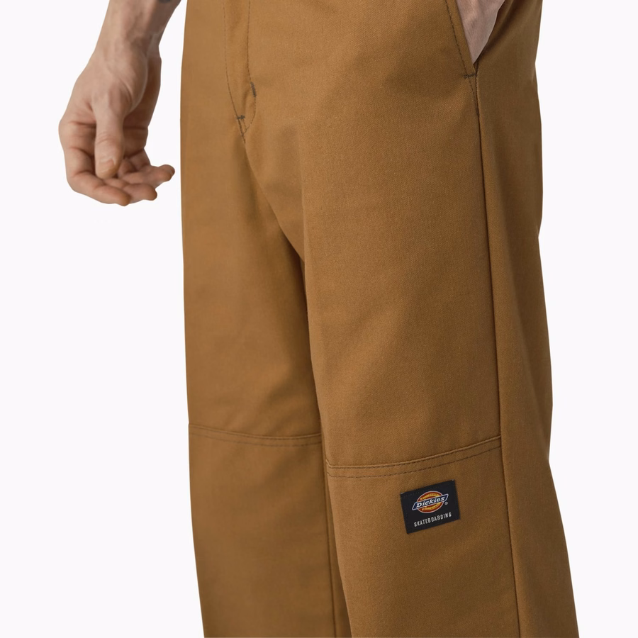 Pantaloni Dickies Skateboarding Regular Fit, cu croială dublă la genunchi