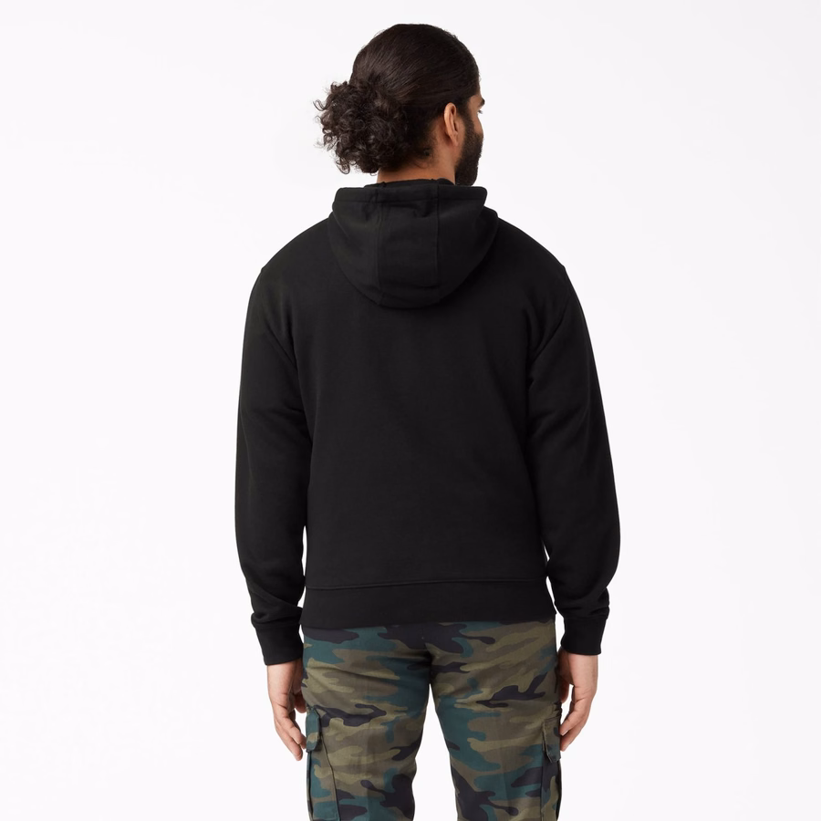Hanorac cu fermoar din fleece de greutate medie