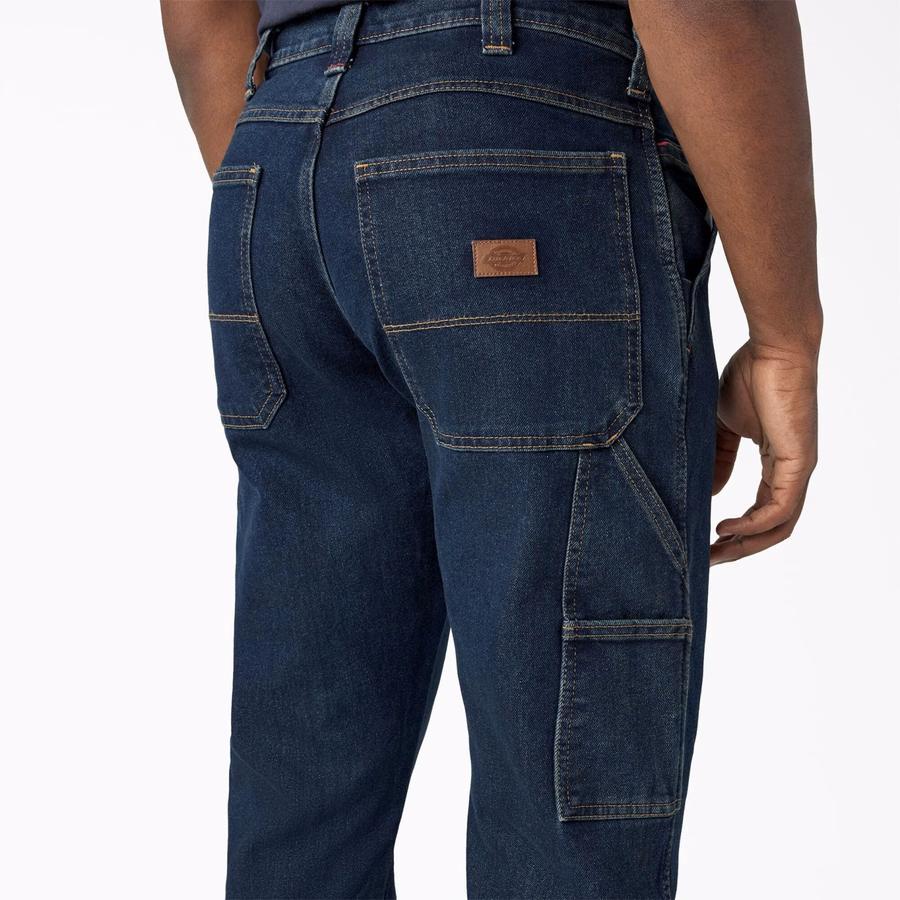 Blugi utilitari FLEX cu croială regulată, stil Carpenter