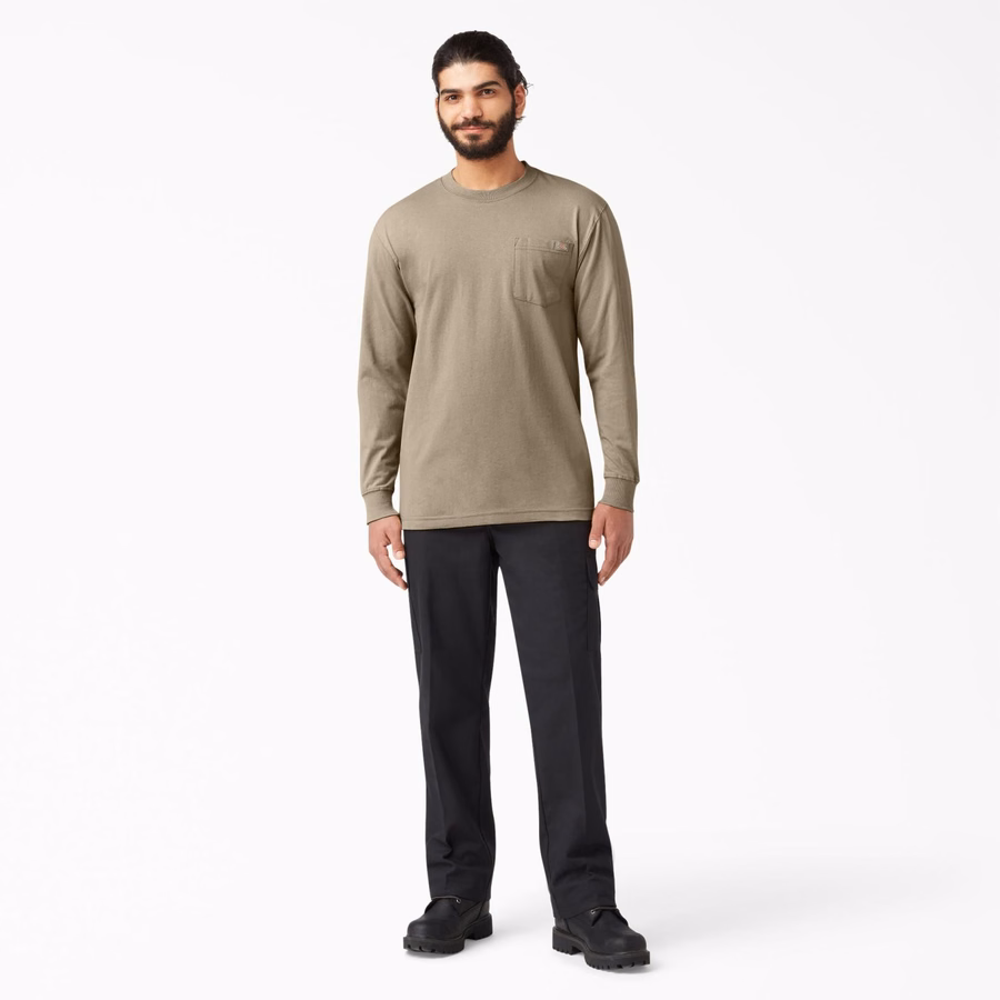 Tricou rezistent cu mânecă lungă și buzunar