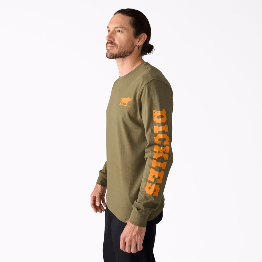 Tricou grafic cu mânecă lungă Headstrong